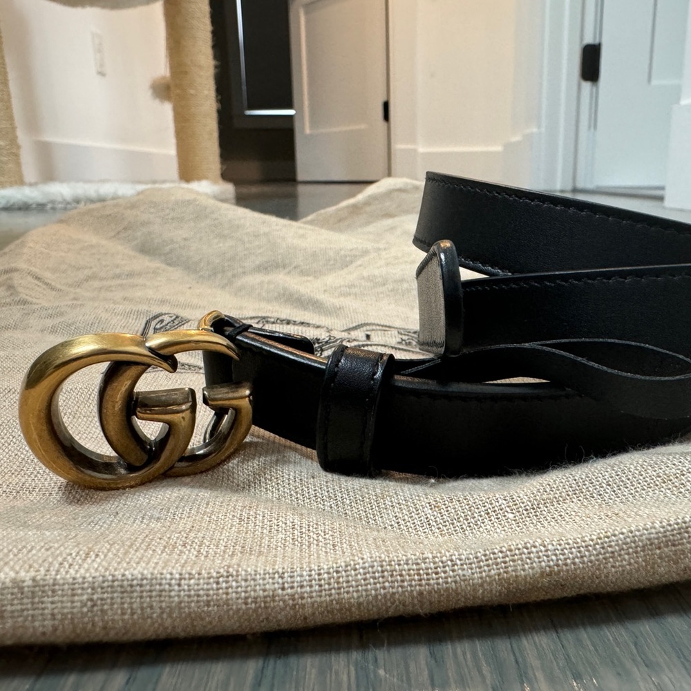 Gucci Marmont Thin Belt